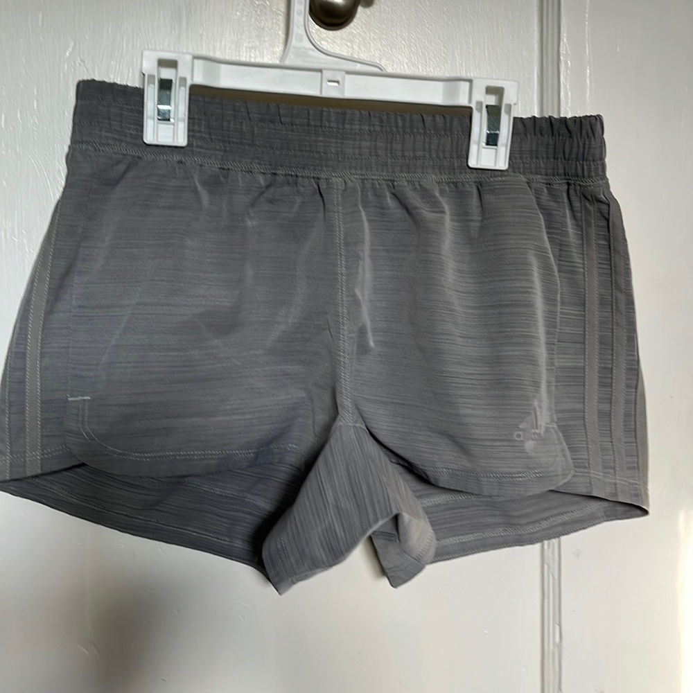 Adidas gray athletic shorts size small